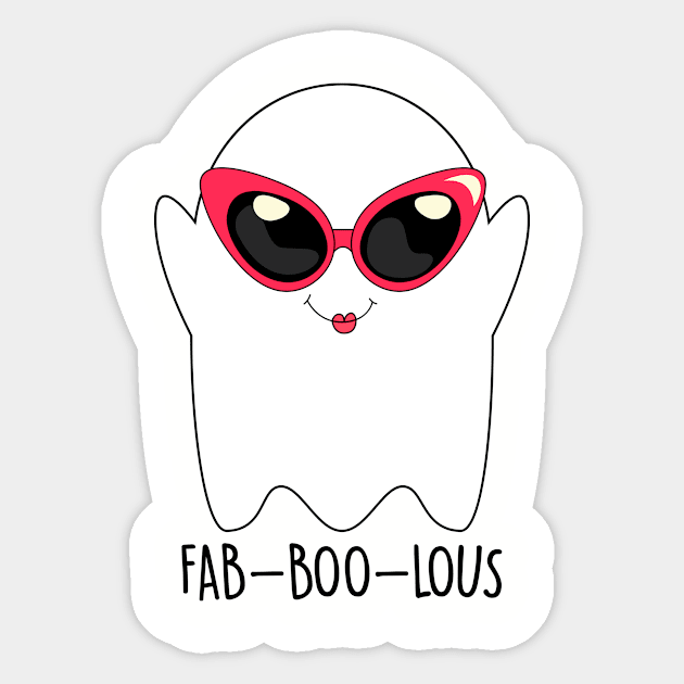 Fab-Boo-Lous Sticker by NotSoGoodStudio